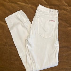 Hudson white super skinny Jean